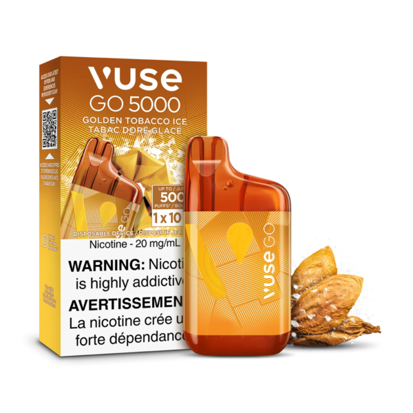 Golden Tobacco Ice Vuse GO 5000 - Disposable Vape