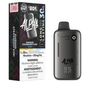 Supreme Strawberry Kiwi Iced Flavour Beast Alpha - Disposable Vape 80K