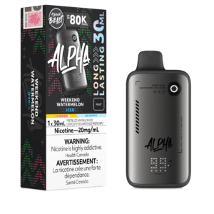Weekend Watermelon Iced Flavour Beast Alpha - Disposable Vape 80K