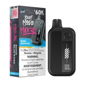 Bomb Blue Razz Flavour Beast Mode Max 3 - Disposable Vape 60K