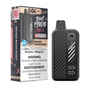 Wicked White Peach Flavour Beast Mode Max 2 - Disposable 50K