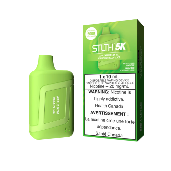 Apple Kiwi Melon Ice Stlth 5K Box - Disposable Vape
