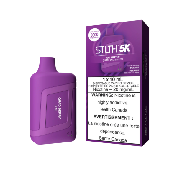 Quad Berry Ice Stlth 5K Box - Disposable Vape