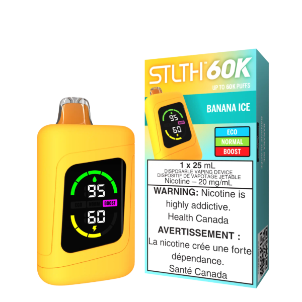 Banana Ice Stlth 60K - Disposable Vape