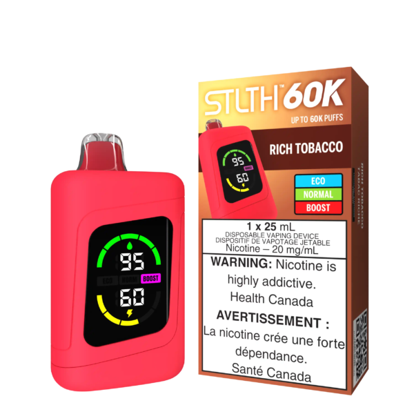 Rich Tobacco Stlth 60K - Disposable Vape