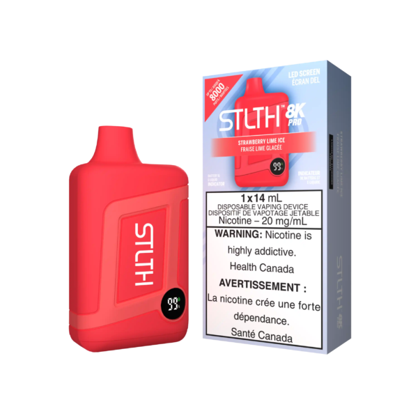 Strawberry Lime Ice Stlth 8K Pro - Disposable Vape