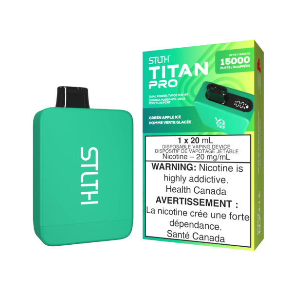 Green Apple Ice Stlth Titan Pro - Disposable 15K