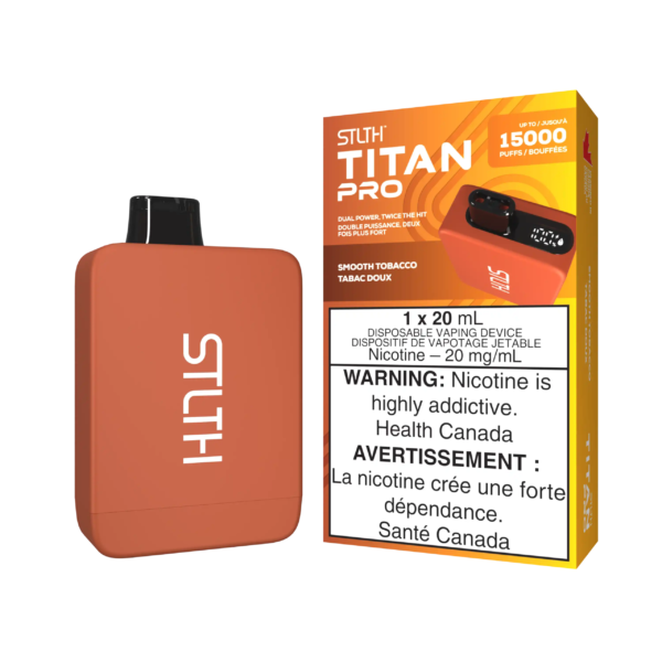 Smooth Tobacco Stlth Titan Pro - Disposable 15K