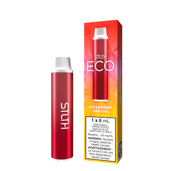 Strawberry Banana Stlth ECO - Disposable Vape